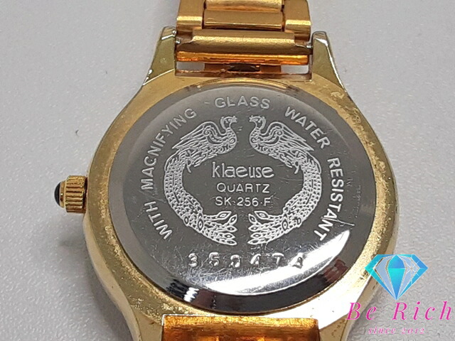 楽天市場】クロイゼ klaeuse ルーペ 付 レディース 腕時計 SK-256-F