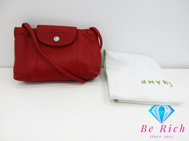 楽天市場】美品 ロンシャン LONGCHAMP ショルダーバッグ ポシェット ル