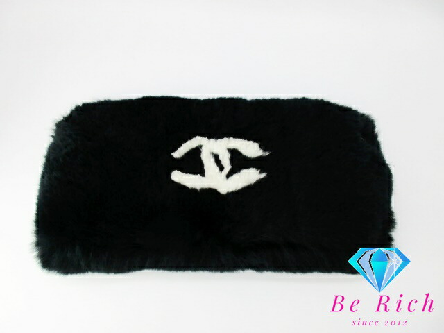 楽天市場】シャネル CHANEL ココマーク ラパン ファー リストバンド