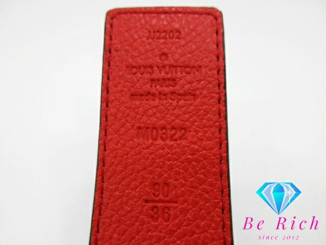 楽天市場】ルイ ヴィトン LOUIS VUITTON ベルト LV イニシャル 30MM