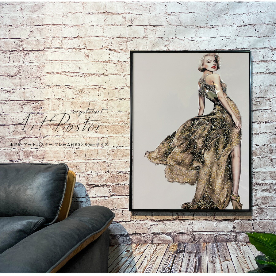 楽天市場】期間中ポイント10倍 アートパネル アートポスター マリリン