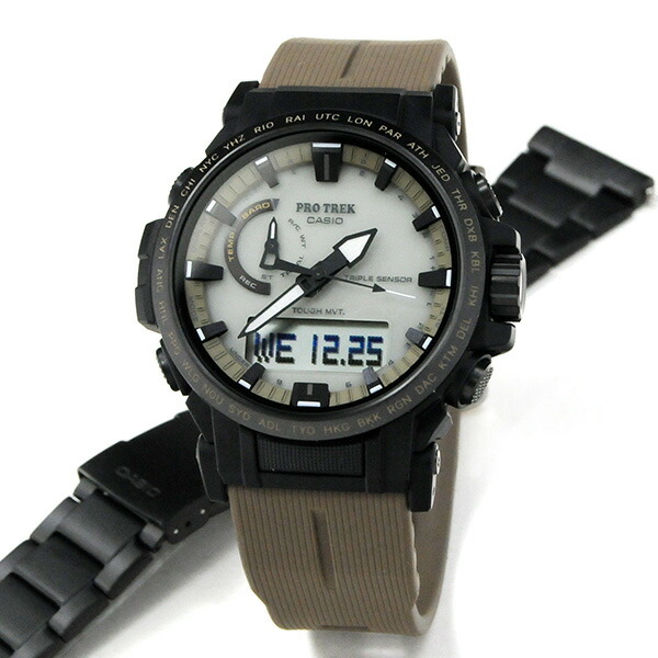 楽天市場】替えバンド付き | カシオ プロトレック 全面蓄光文字板