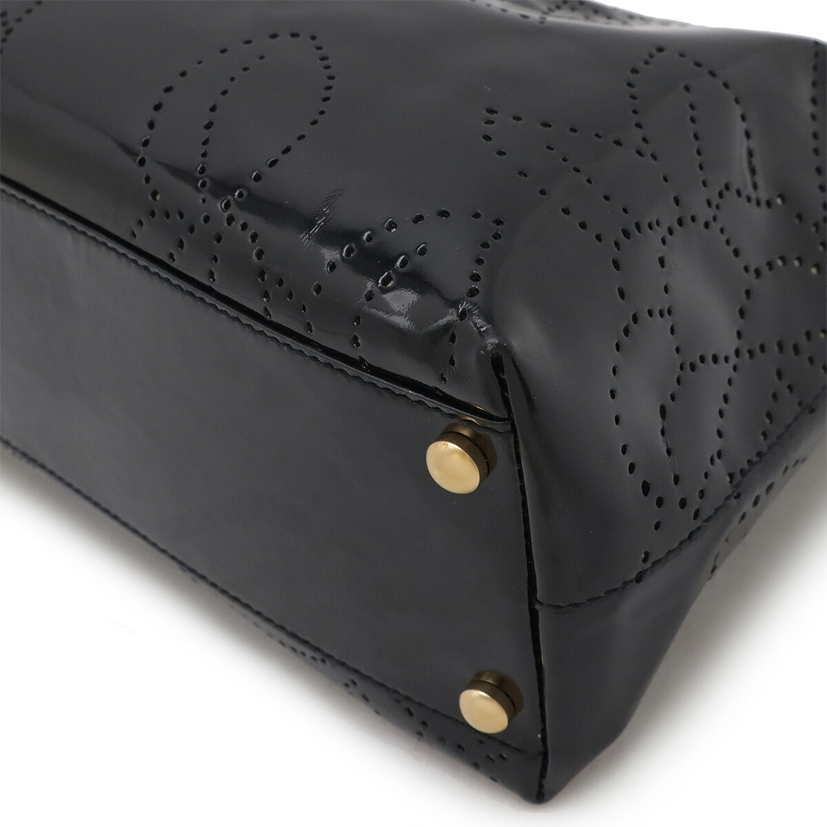 楽天市場】CHANEL シャネル カメリア パンチング ココマーク