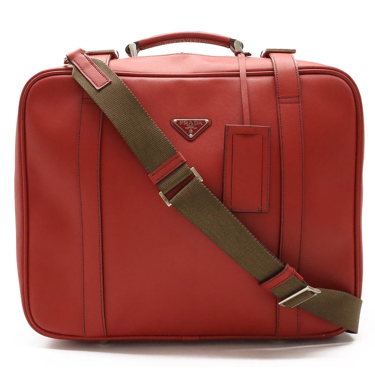 楽天市場】PRADA プラダ ソフトトランク トラベルバッグ 2WAY