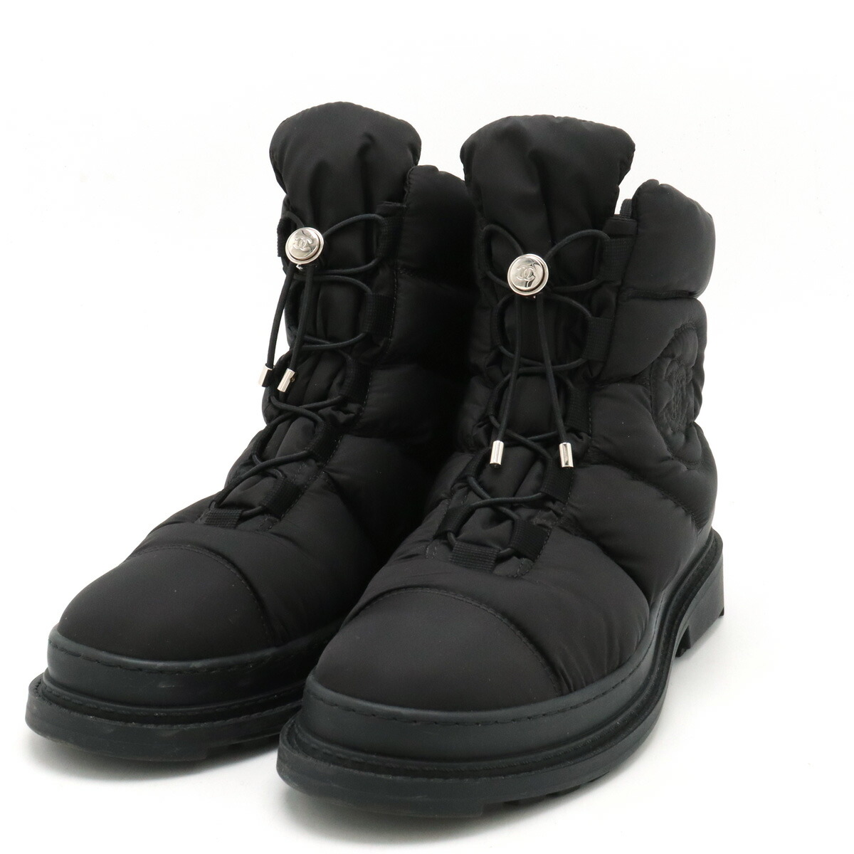 楽天市場】【靴】CHANEL シャネル ココマーク スノーブーツ ショート