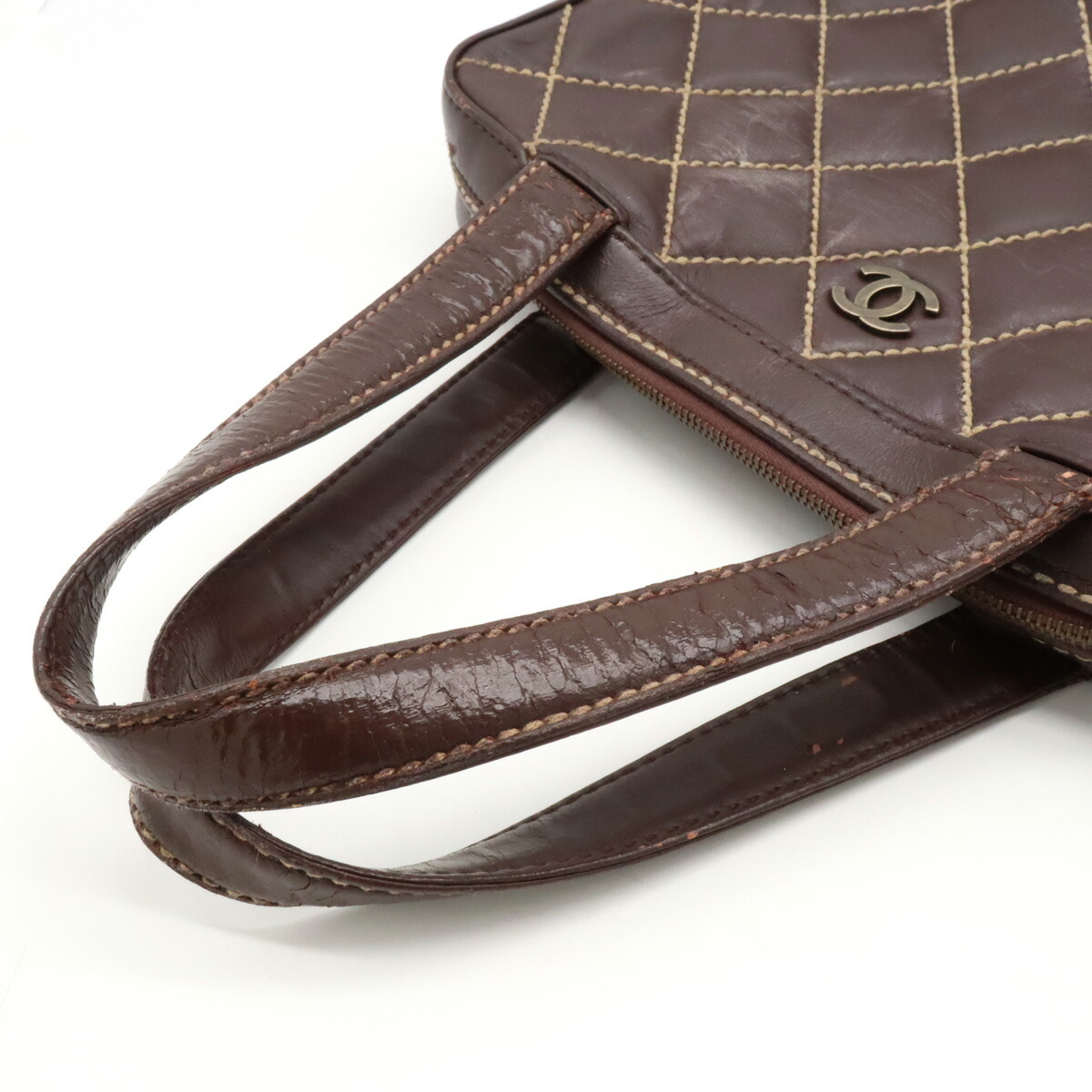 楽天市場】CHANEL シャネル ワイルドステッチ ココマーク トートバッグ