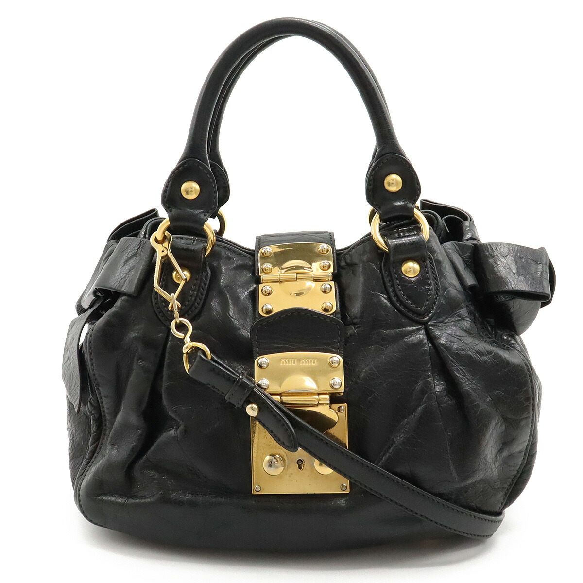 楽天市場】【バッグ】Miu Miu ミュウ ミュウ ミュウミュウ サイド