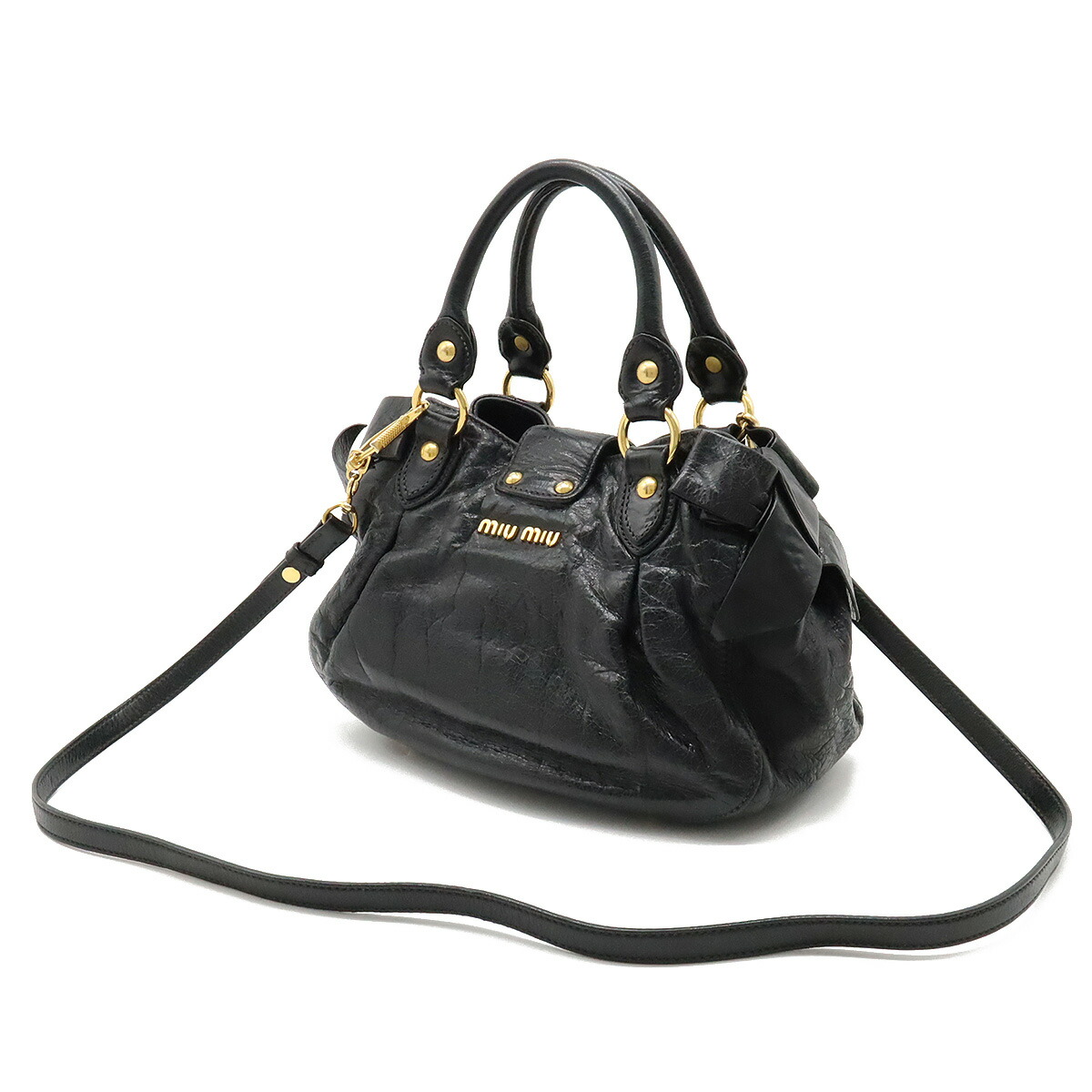 楽天市場】【バッグ】Miu Miu ミュウ ミュウ ミュウミュウ サイド