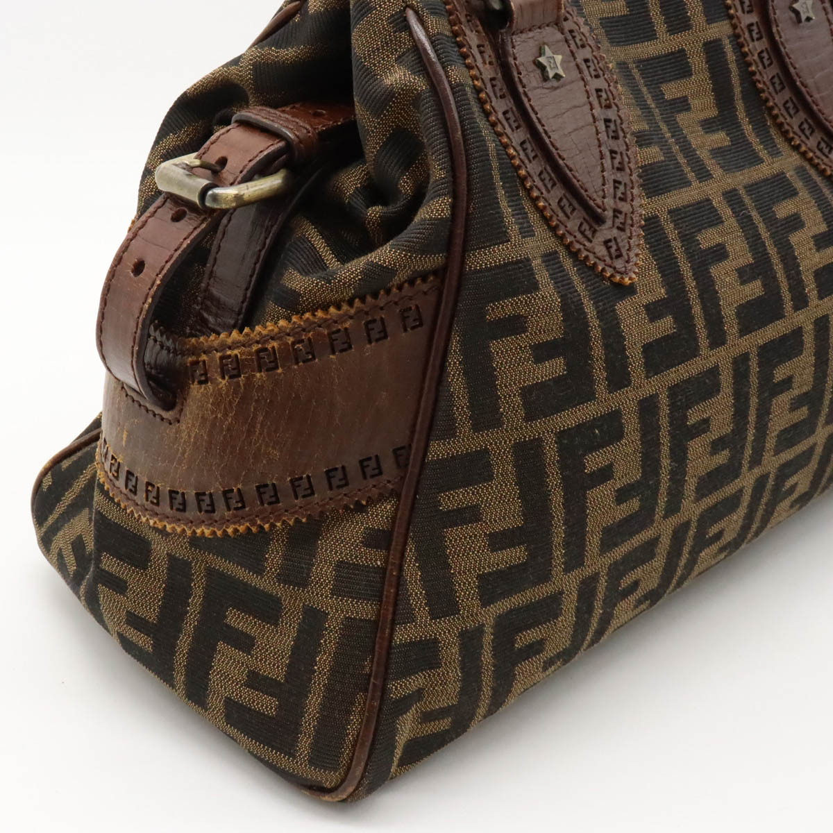 楽天市場】FENDI フェンディ ズッカ柄 エトニコ ハンドバッグ トート