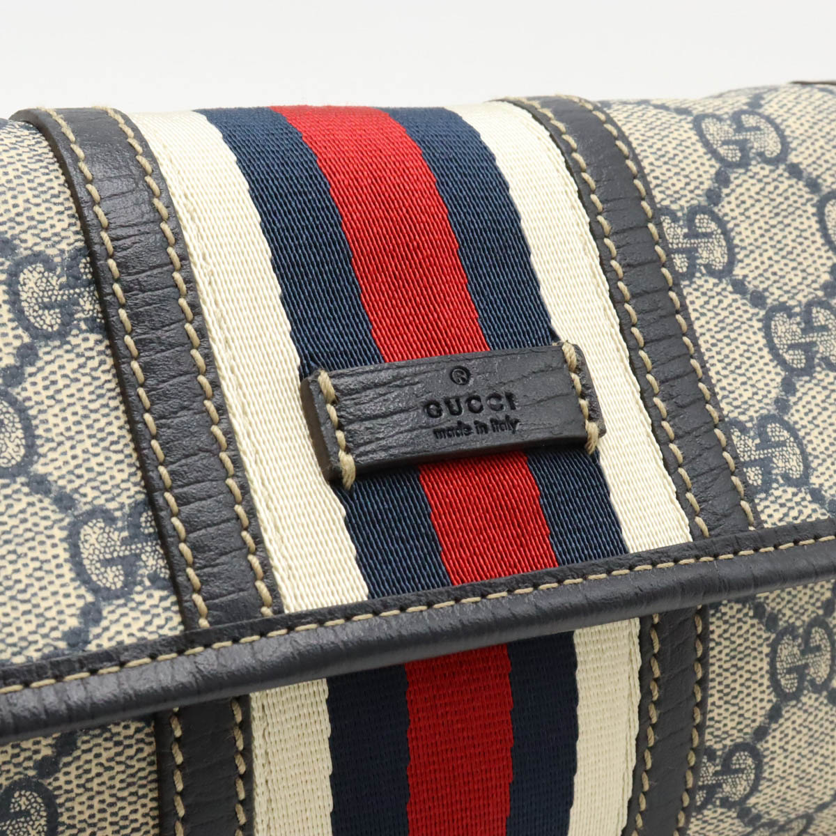 楽天市場】GUCCI グッチ GGスプリーム シェリーライン ウエストバッグ