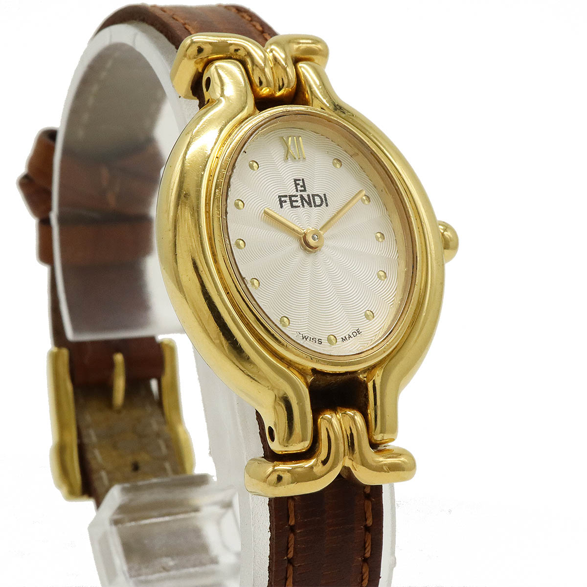 楽天市場】FENDI フェンディ チェンジベルト GP 革ベルト シルバー文字