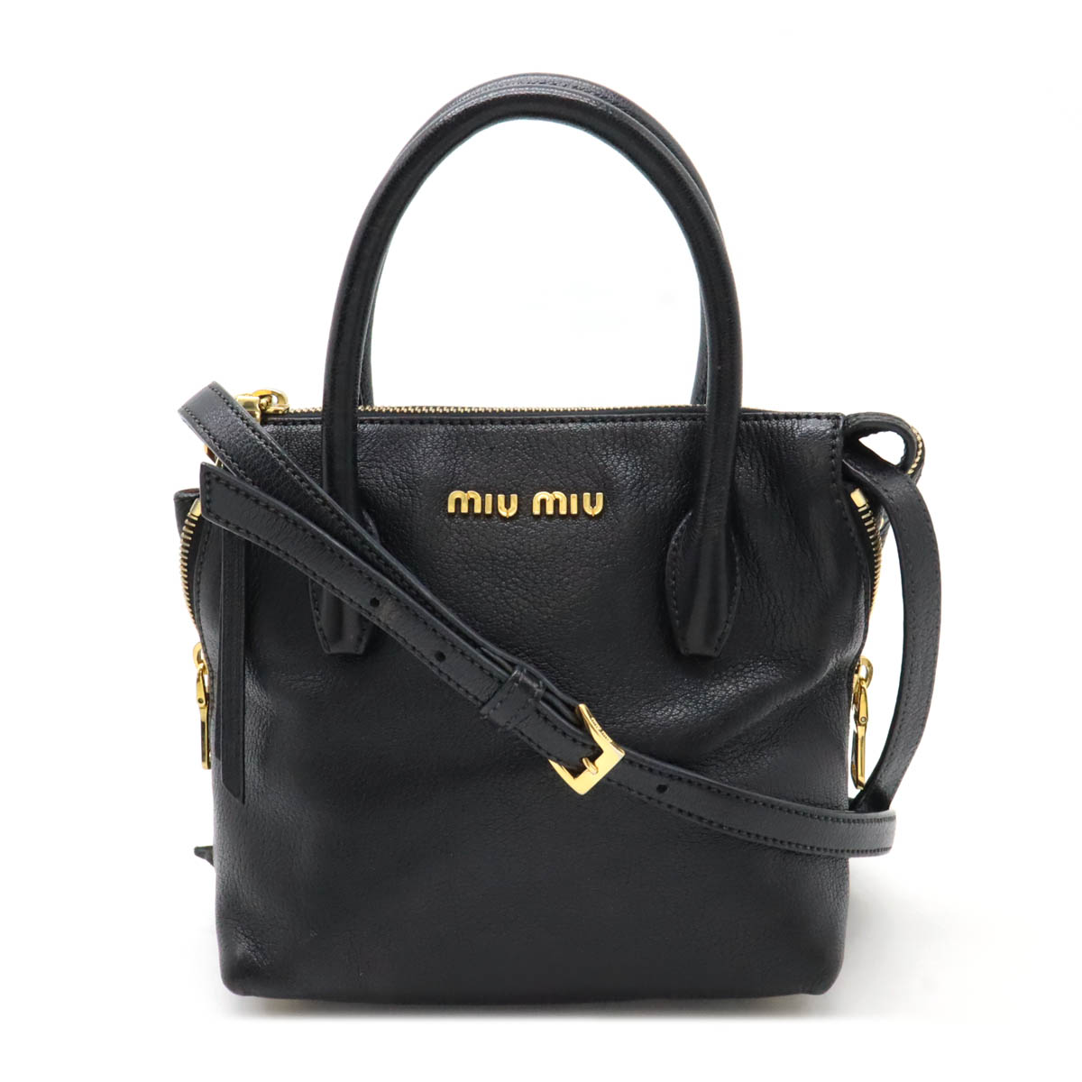 楽天市場】Miu Miu ミュウ ミュウ ミュウミュウ マドラス ハンドバッグ