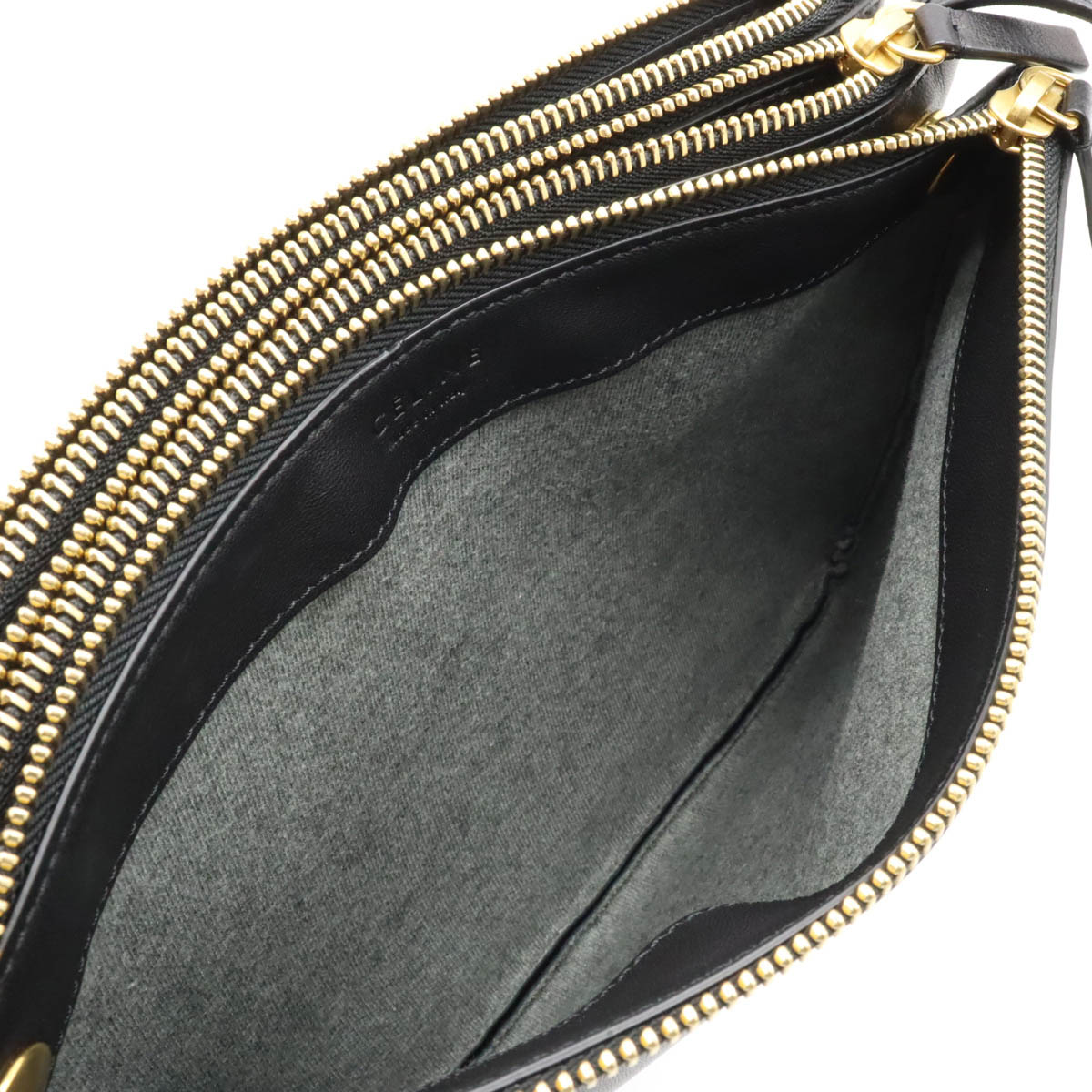 楽天市場】CELINE セリーヌ トリオ ラージ ショルダーバッグ 斜め掛け