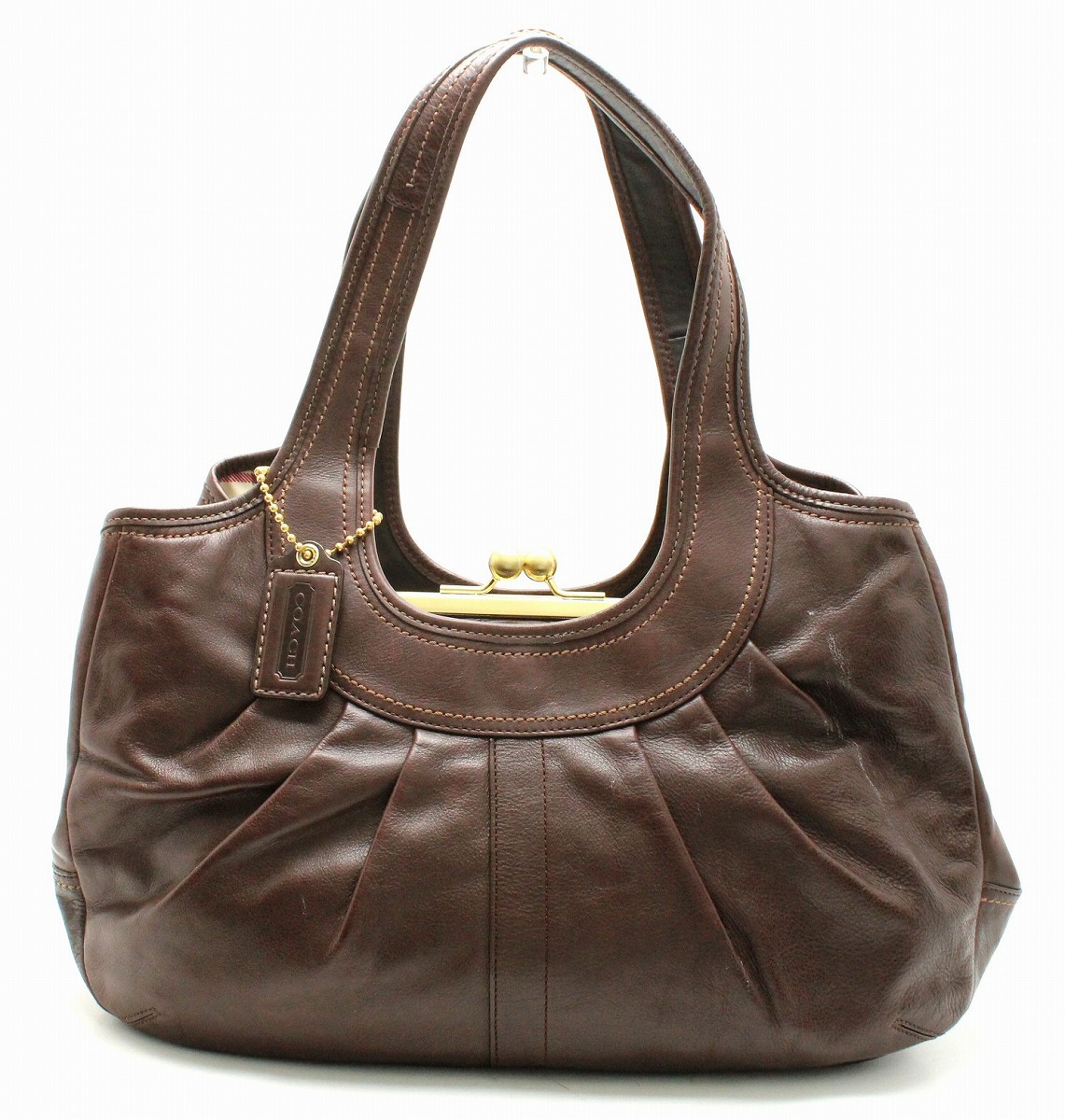 楽天市場】【バッグ】COACH コーチ エルゴレザー プリーテッド