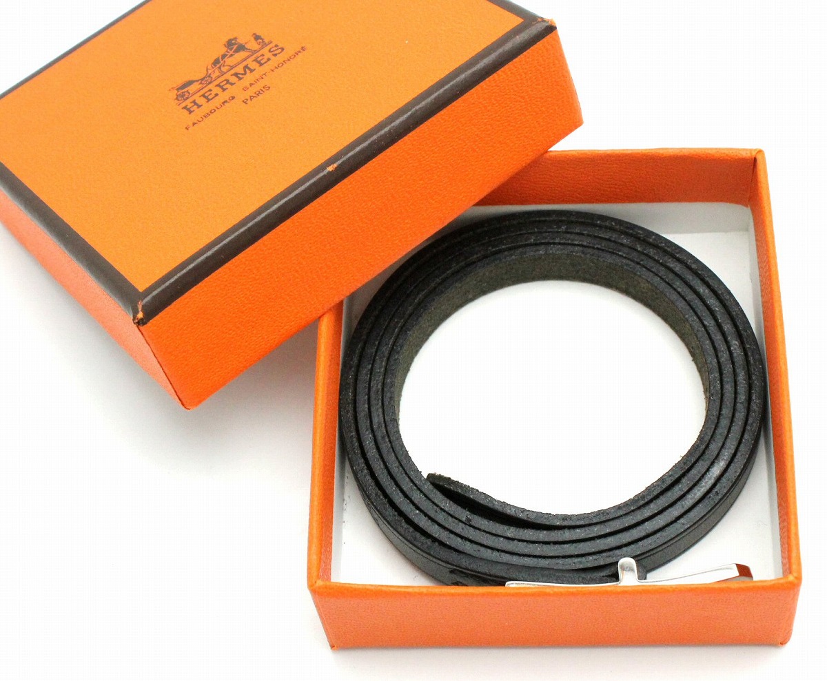 楽天市場】【未使用品】【ジュエリー】HERMES エルメス レザー ケリー