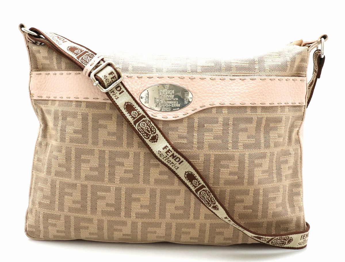 楽天市場】【バッグ】FENDI フェンディ セレリア ズッカ柄 ショルダー