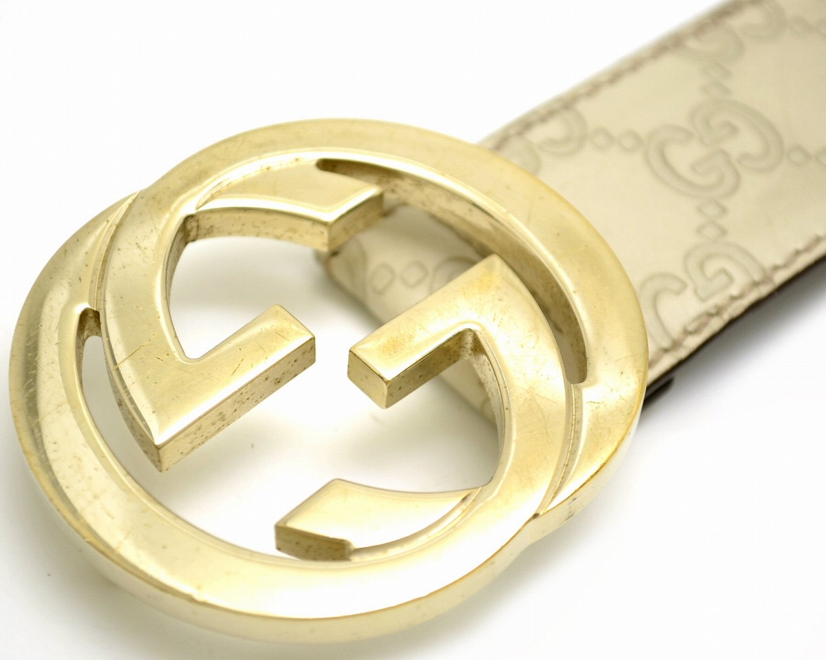 楽天市場】GUCCI グッチ グッチシマ インターロッキング Gバックル