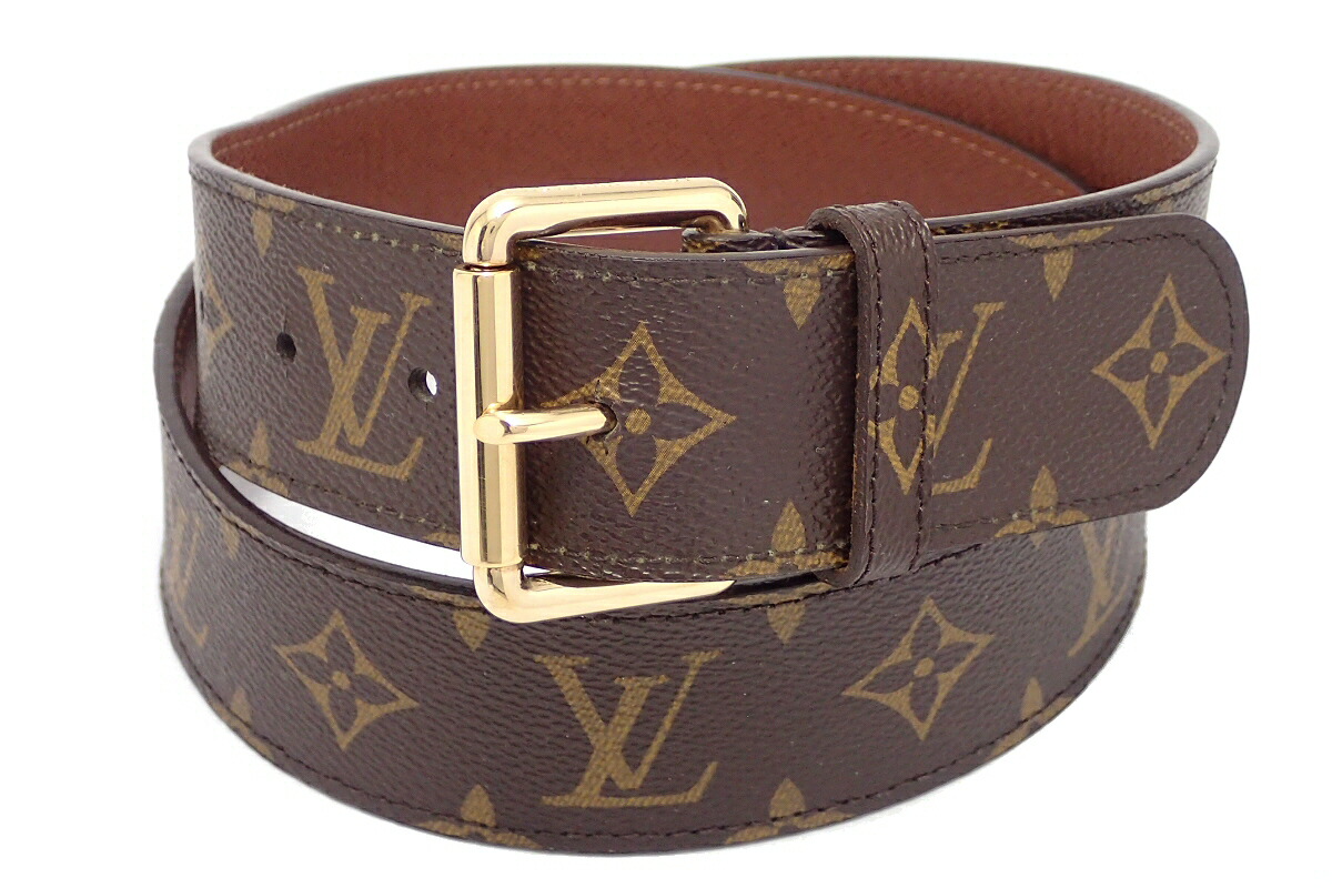楽天市場】LOUIS VUITTON ルイ ヴィトン モノグラム ベルト サン