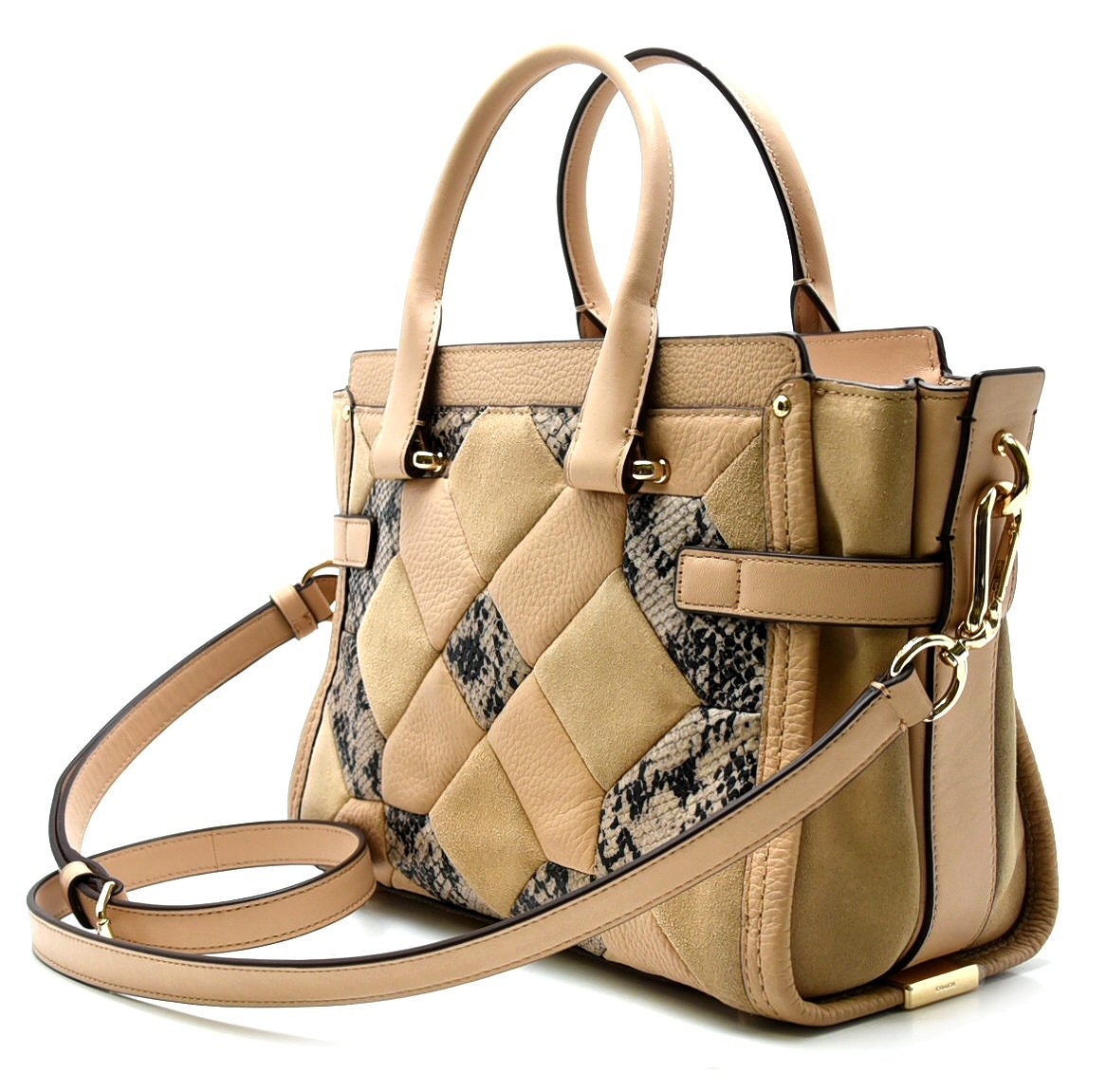 楽天市場】【バッグ】COACH コーチ スワッガー 27 パッチワーク