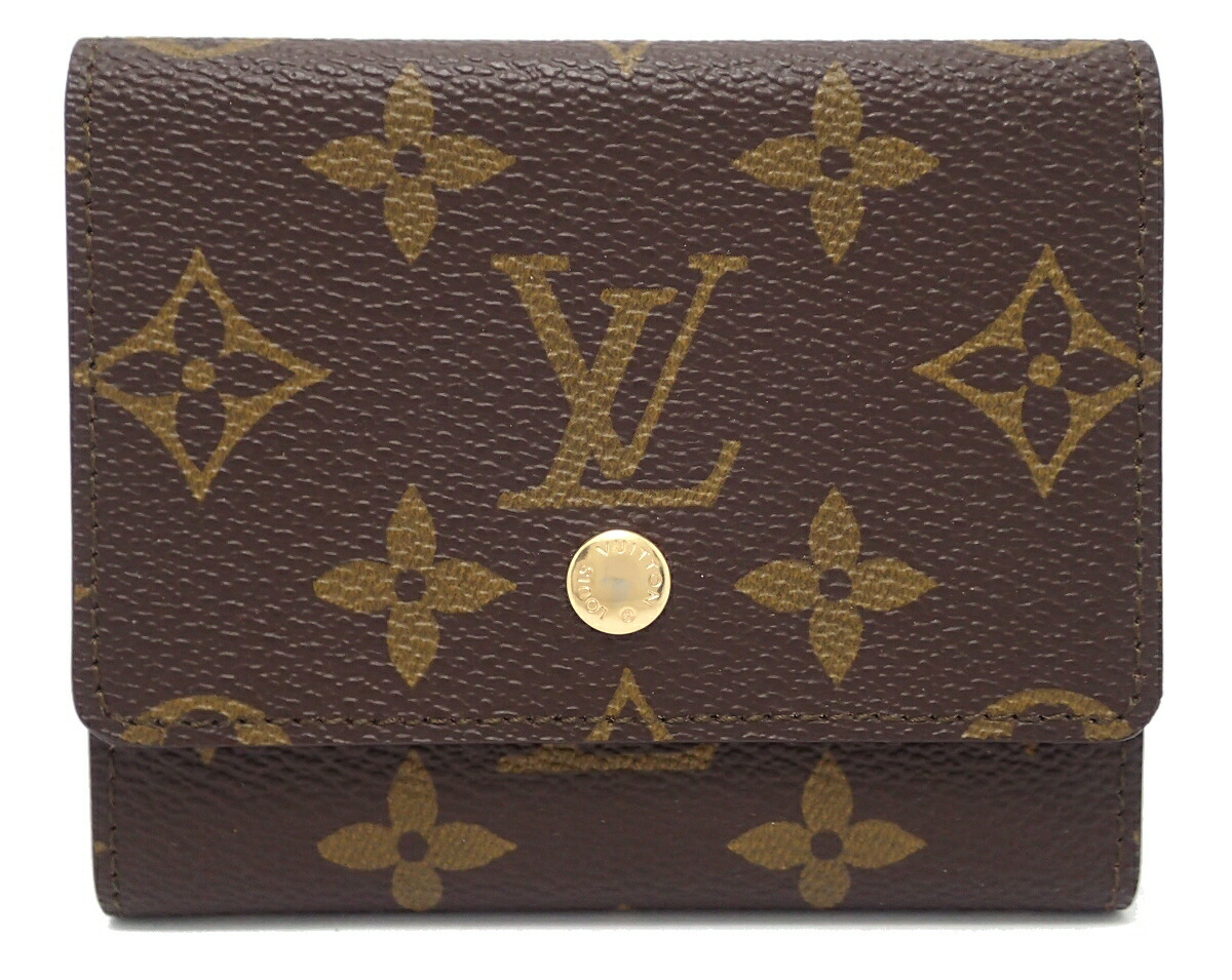 楽天市場】LOUIS VUITTON ルイ ヴィトン モノグラム 3つ折カードケース