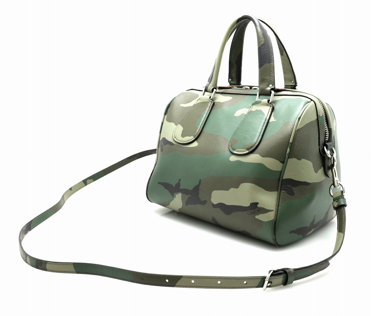 楽天市場】【バッグ】COACH コーチ カモフラージュ 迷彩柄 ボストン