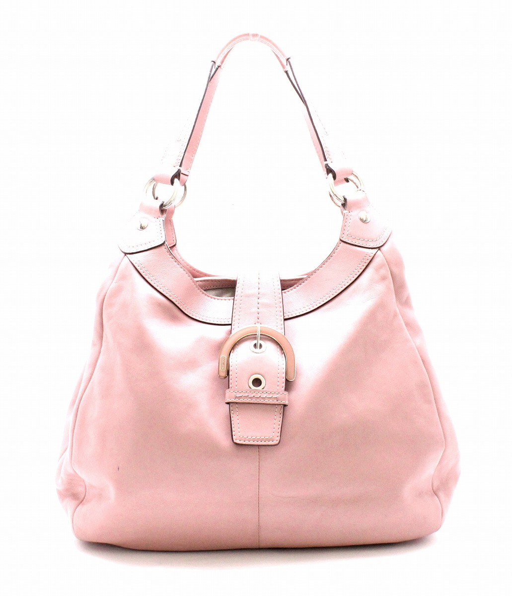 楽天市場】【バッグ】COACH コーチ ソーホ レザー ラージホーボー