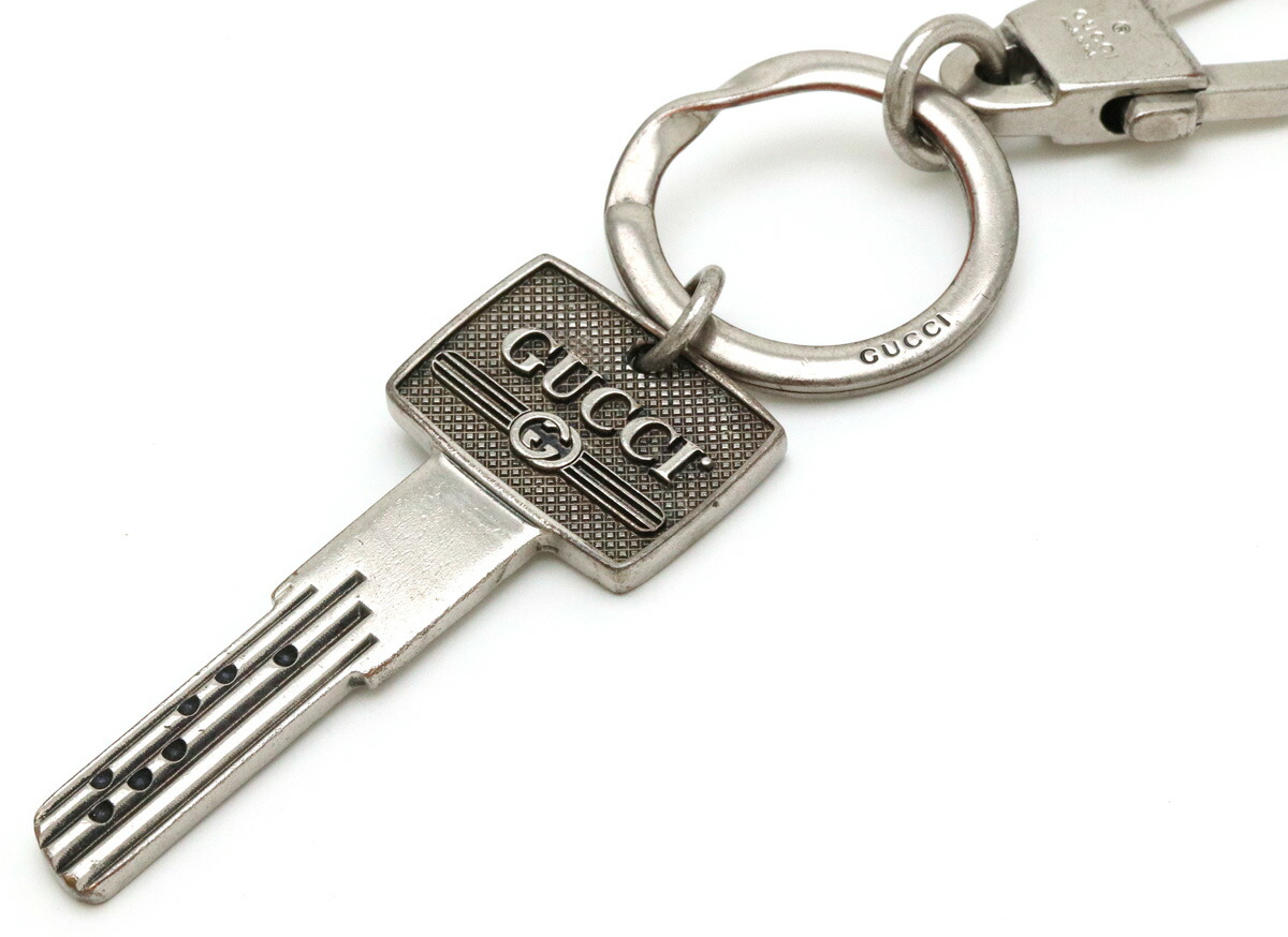 楽天市場】GUCCI グッチ ロゴ キーチェーン 鍵 モチーフ キーリング