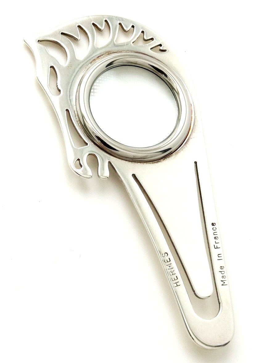 楽天市場】HERMES エルメス ルーペ付き ブックマーカー ブックマーク