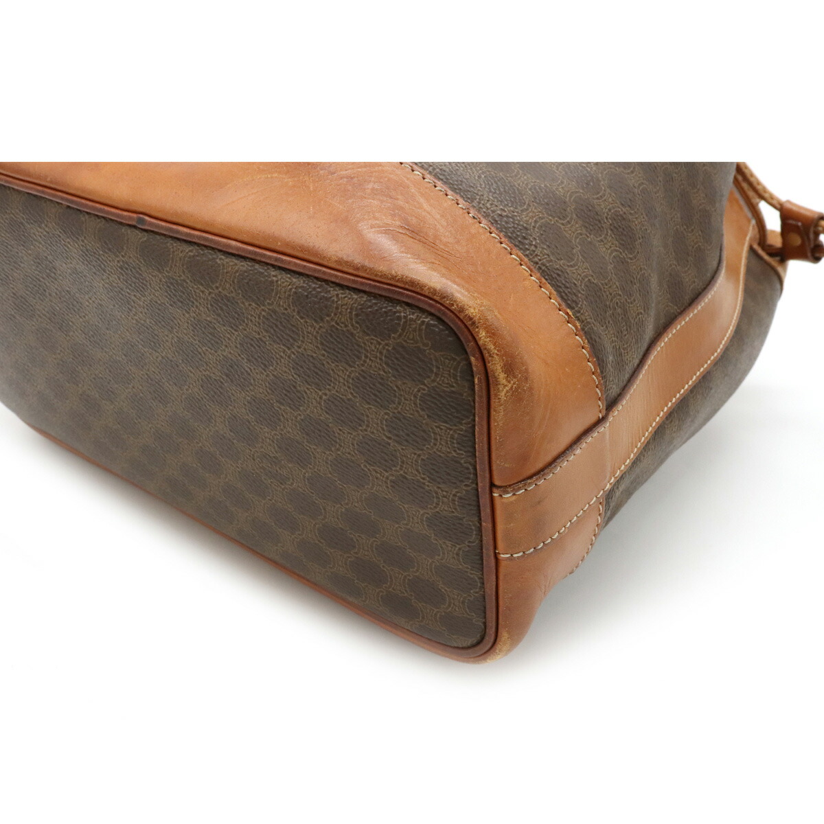 楽天市場】【バッグ】CELINE セリーヌ マカダム柄 巾着バッグ