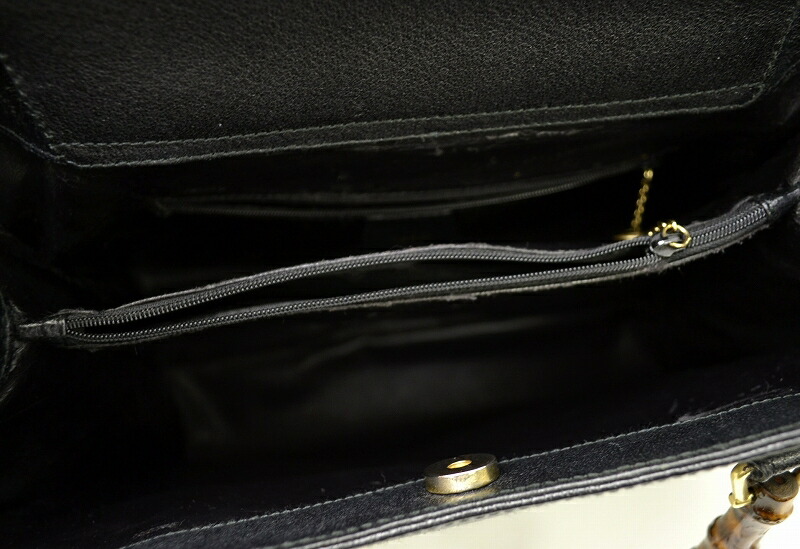 楽天市場】【バッグ】GUCCI グッチ バンブー レザー ハンドバッグ 黒