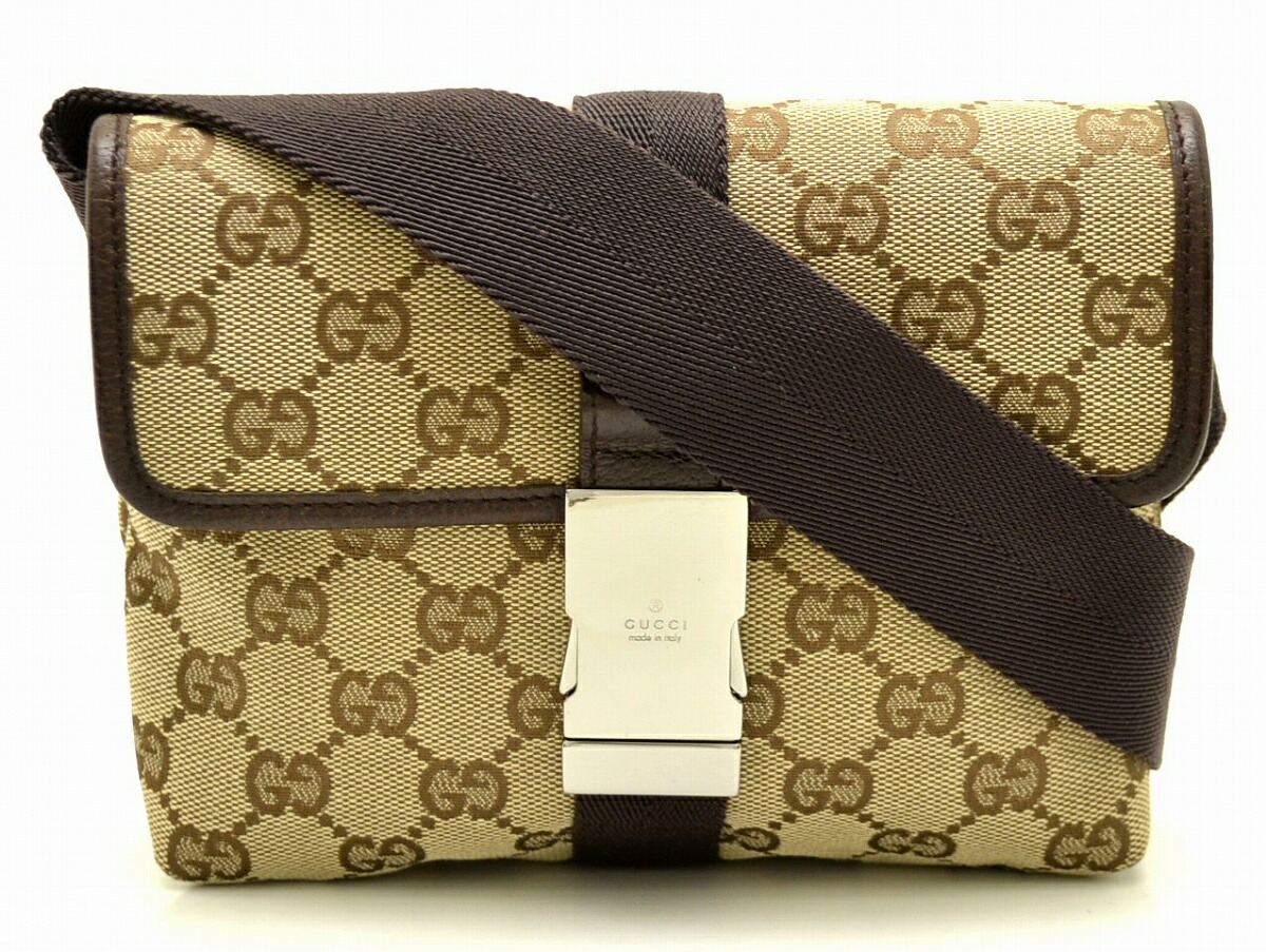 楽天市場】【バッグ】GUCCI グッチ GGキャンバス ボディバッグ