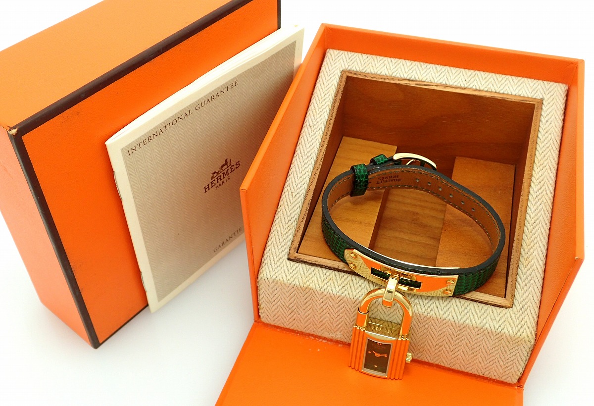 楽天市場】【ウォッチ】HERMES エルメス ケリーウォッチ ゴールド文字