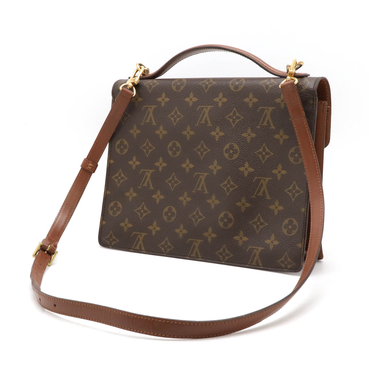 楽天市場】LOUIS VUITTON ルイ ヴィトン モノグラム モンソー28