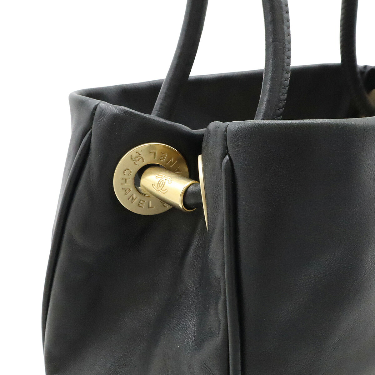 楽天市場】CHANEL シャネル カメリア ロゴ トートバッグ ショルダー