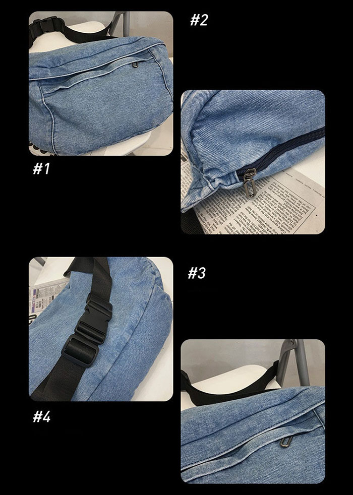 楽天市場】ボディバッグ デニム レディース メンズ ワンショルダー