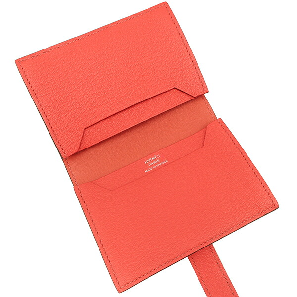 楽天市場】エルメス カードケース ベアン シェーブル ピンク未使用