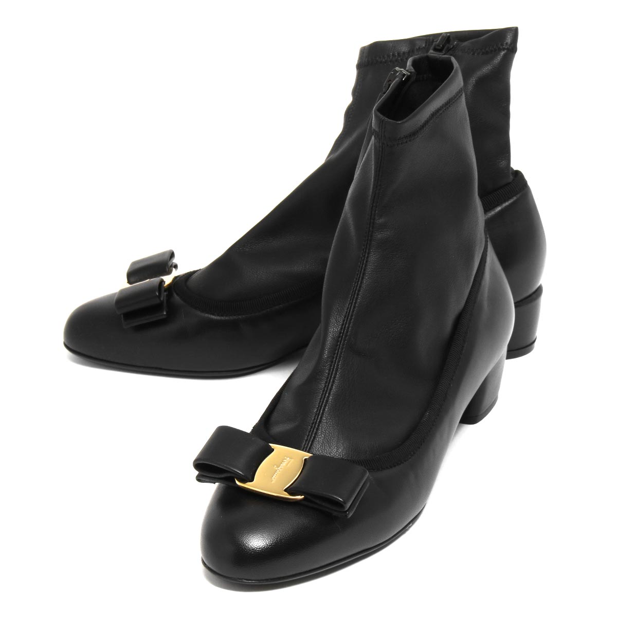 楽天市場】フェラガモ ソックスブーツ/ショートブーツ/ブーティ