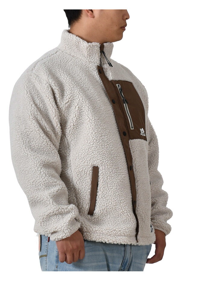 楽天市場】大きいサイズ メンズ BH ビィエイチ ボア フリース