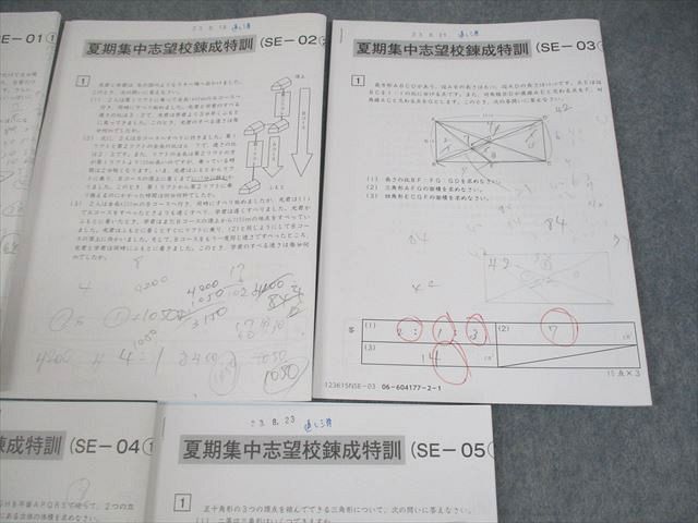 楽天市場】SAPIX サピックス 小6 算数 聖光学院対策 夏期集中志望校
