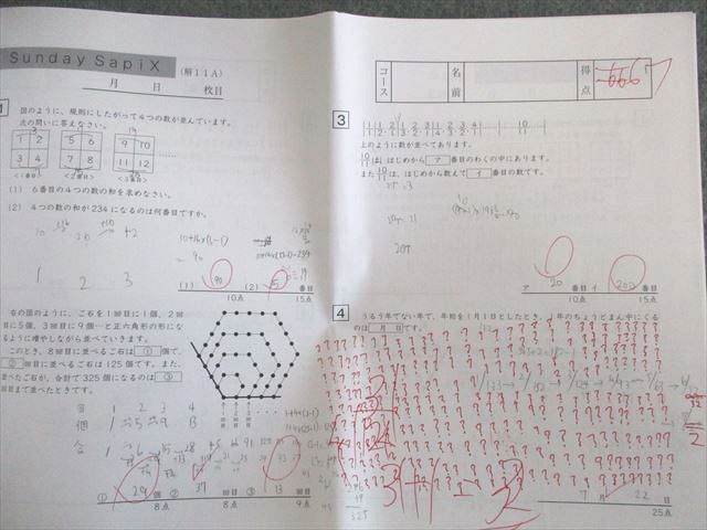 サピックス理科 知識論理力講座14回/確認テスト13回2020年度版