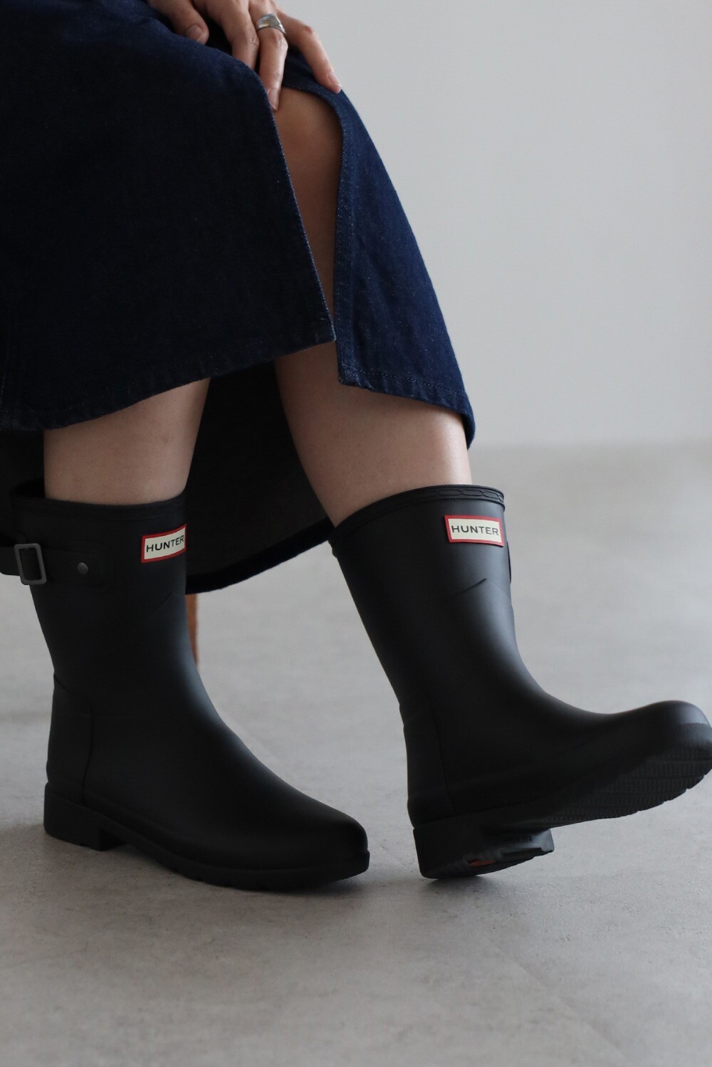 楽天市場】ハンター HUNTER レインブーツ ショート レインシューズ