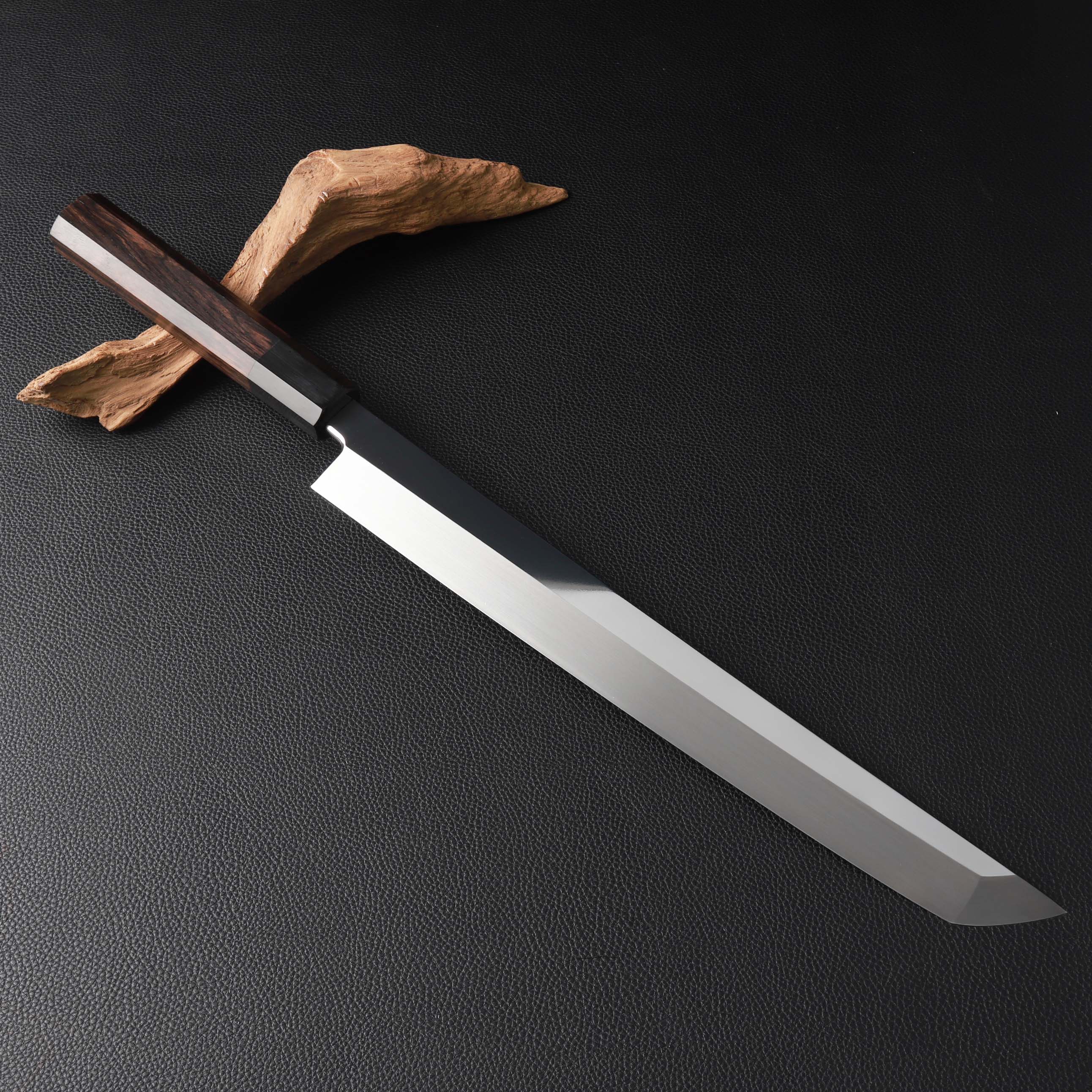 楽天市場】柳刃包丁 尺一（刃渡り330mm) 通常鏡面仕上げ 本刃付け 刺身