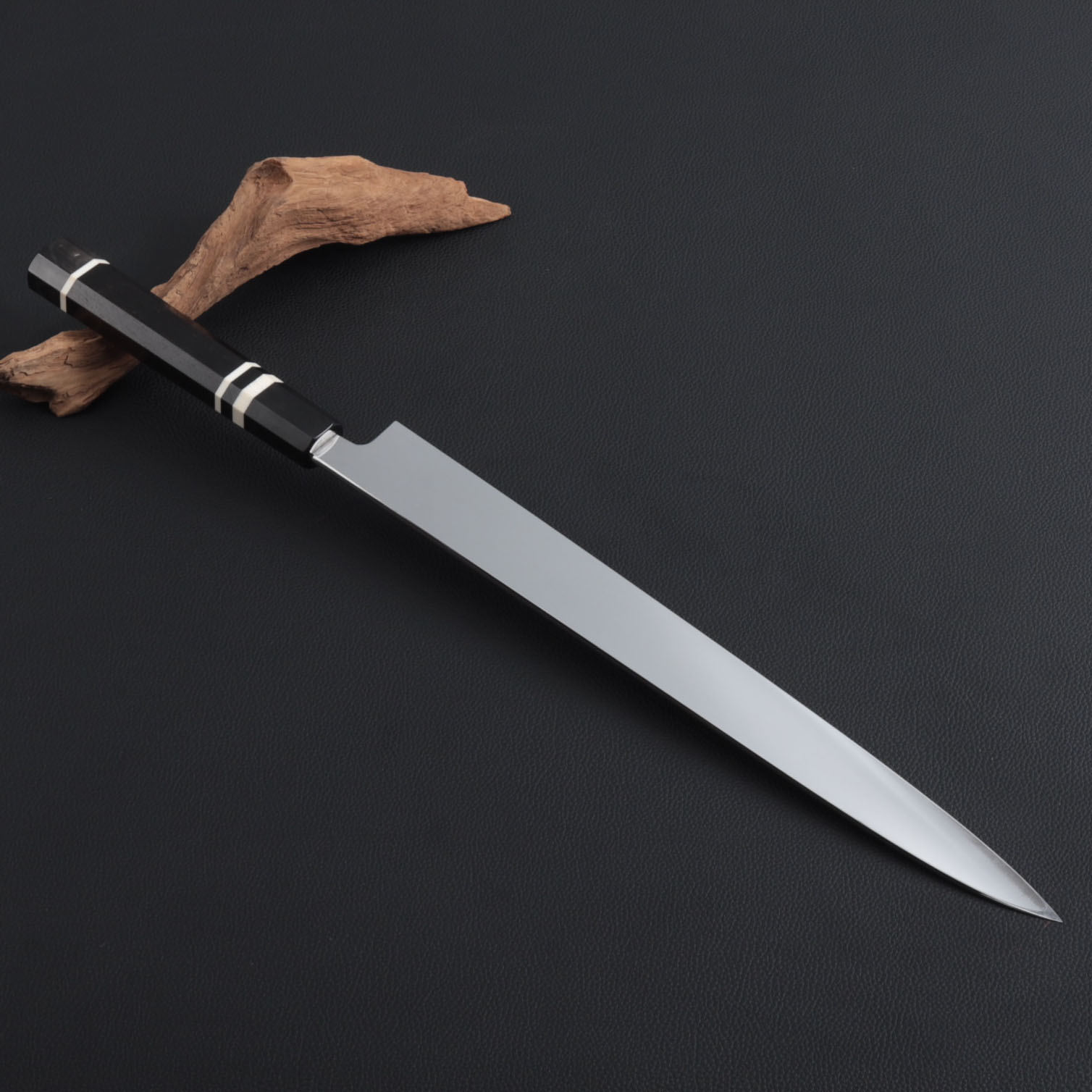 楽天市場】柳刃包丁 尺一（刃渡り330mm) 通常鏡面仕上げ 本刃付け 刺身