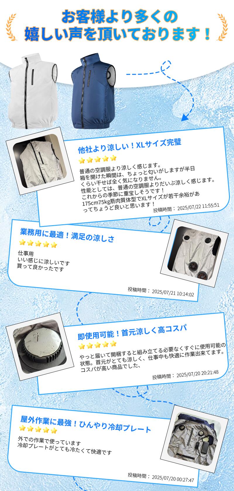 楽天市場】【ペルチェ ベスト☆-20℃冷却効果】空調 ベスト 作業 服