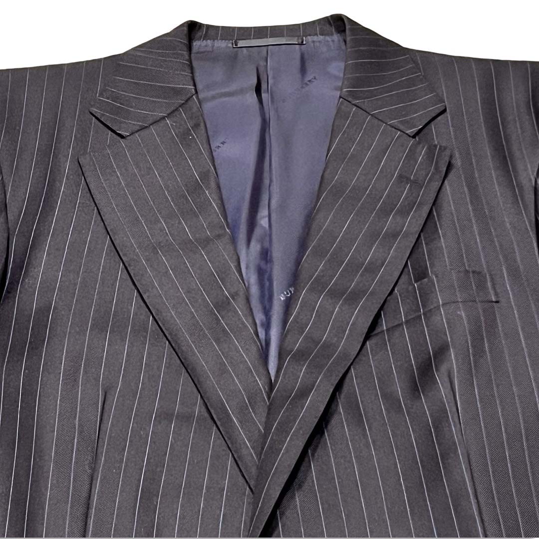 楽天市場】BURBERRY バーバリー ストライプ柄 2B シングル ジャケット