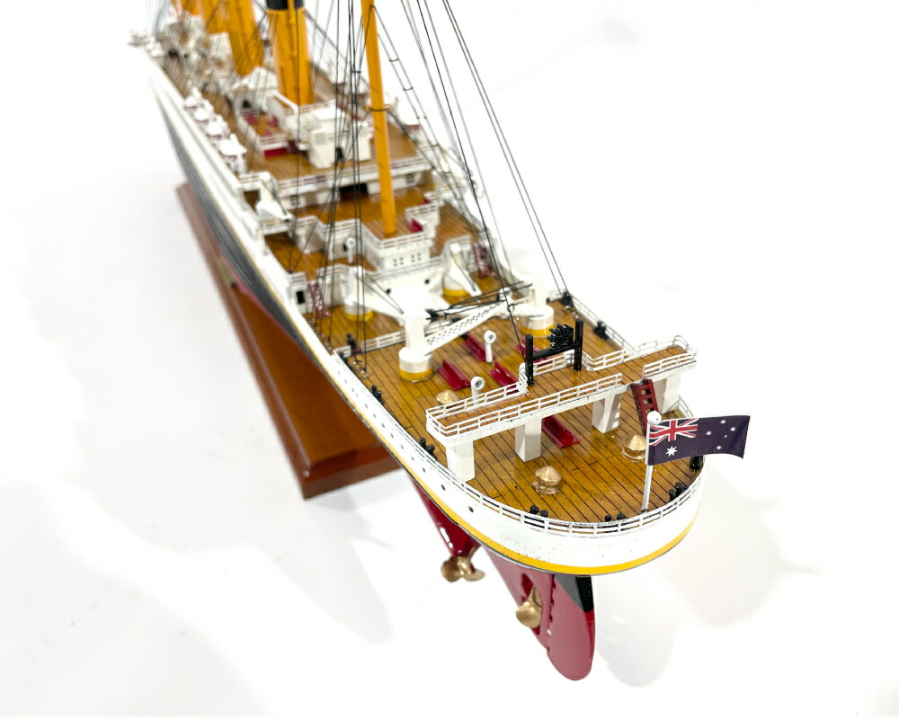楽天市場】木製 手創り 模型船 タイタニック号 【Wooden Model Boat