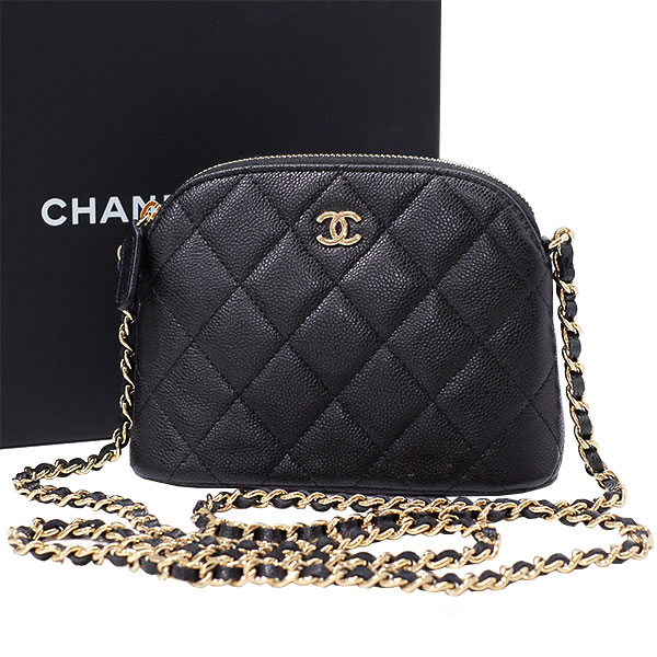 楽天市場】送料無料 本物 人気 CHANEL シャネル チェーンクラッチ
