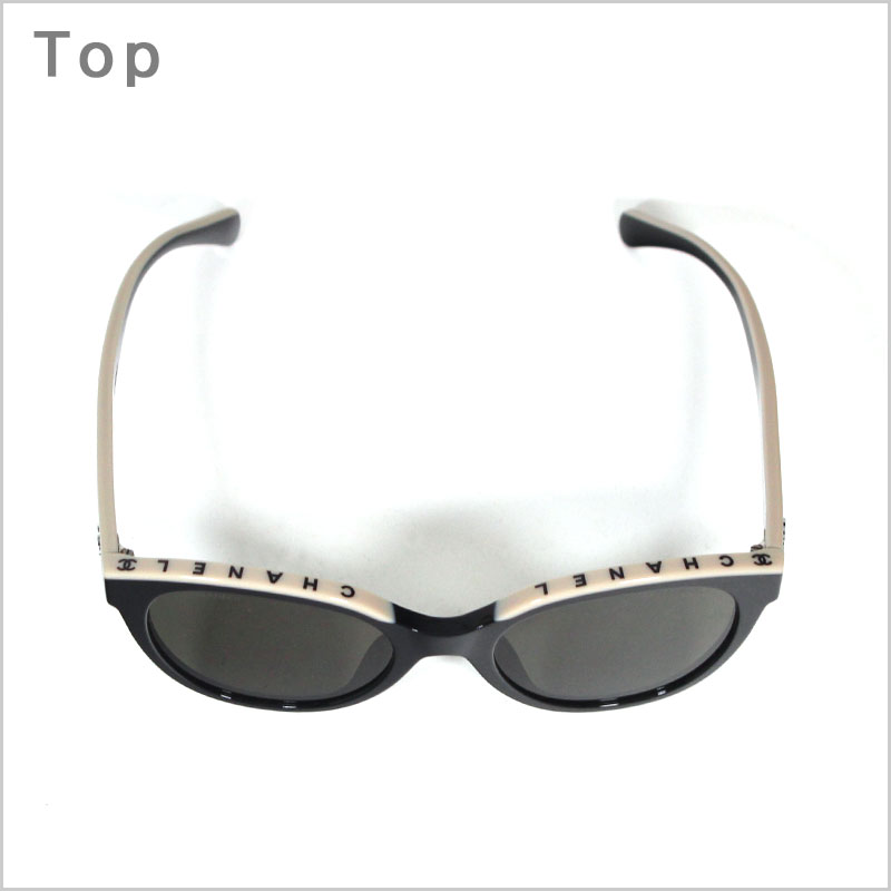 楽天市場】CHANEL シャネル サングラス ボストンシェイプ ブラック CC