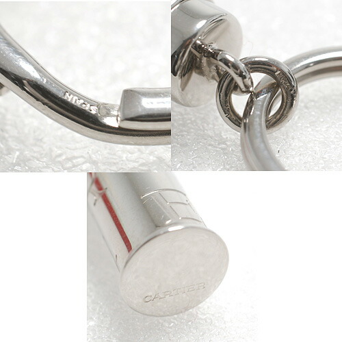 楽天市場】カルティエ cartier decor cylinder key ring キーホルダー