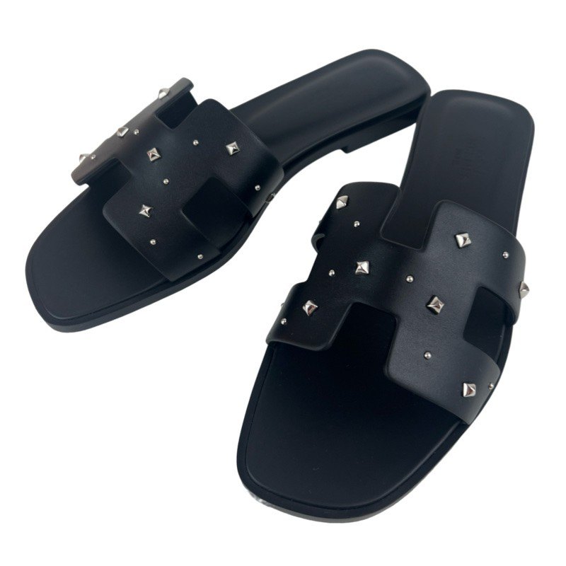 楽天市場】新品未使用 Hermès エルメス Oran 36.5 オラン36.5 Black